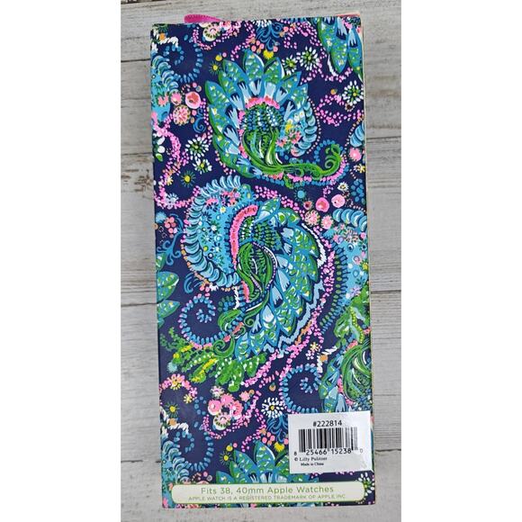 Lilly Pulitzer Genuine Apple Silicone Watch Band Featured In Take Me To The Sea - Picture 2 of 4